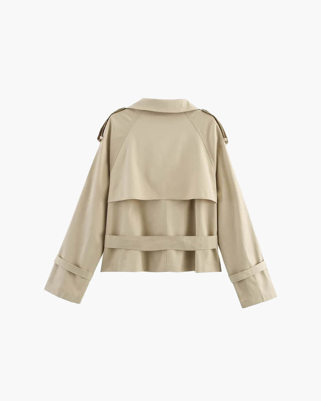 Lyss - Trumpintas Trench Paltas