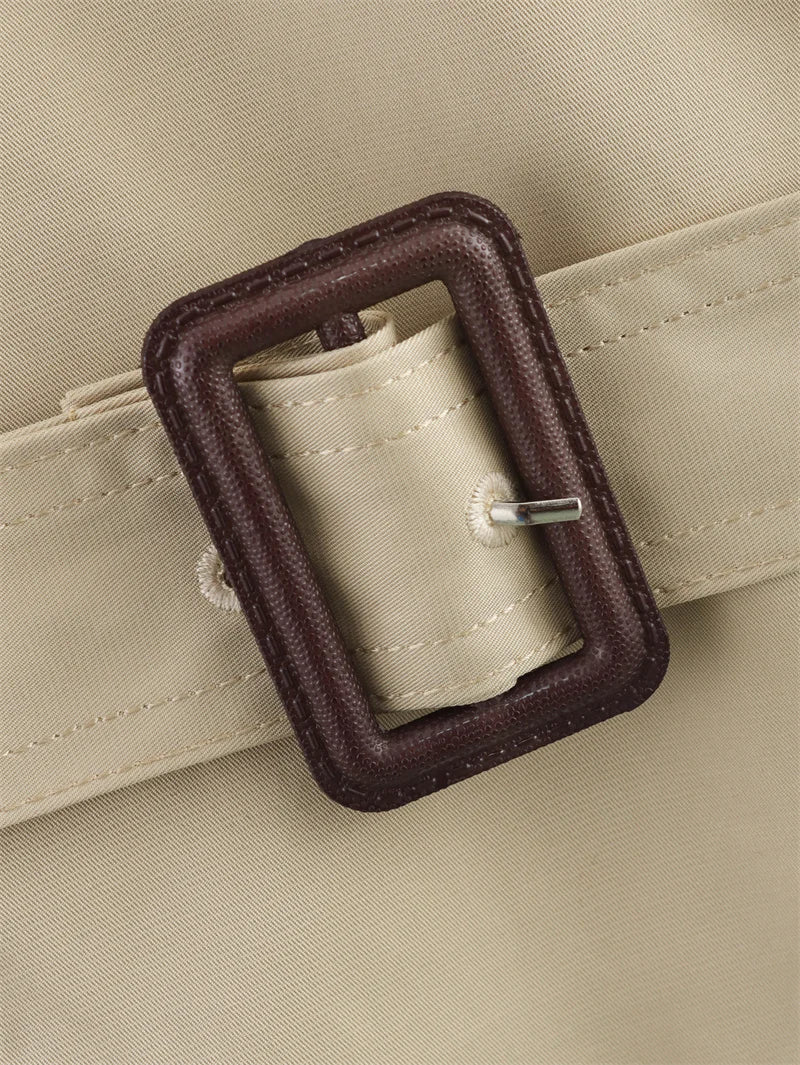 Lyss - Trumpintas Trench Paltas
